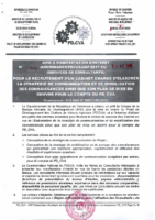 AMI N° 014 RECRUTEMENT CABINET ELABORATION STRATEGIE COMM ET MOBLIS CON PR LE PDCVA – Copie